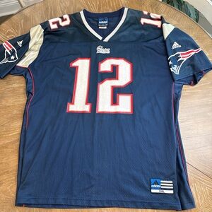 Adidas Tom Brady New England Patriots Jersey NFL Football Mens Size 2XL XXL